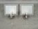 Pair of Art Deco Glass Wall Lights, Czechoslovakia, 1940s