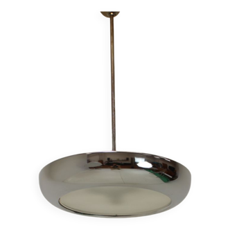 Ufo pendant lamp by josef hurka for napako 1940s