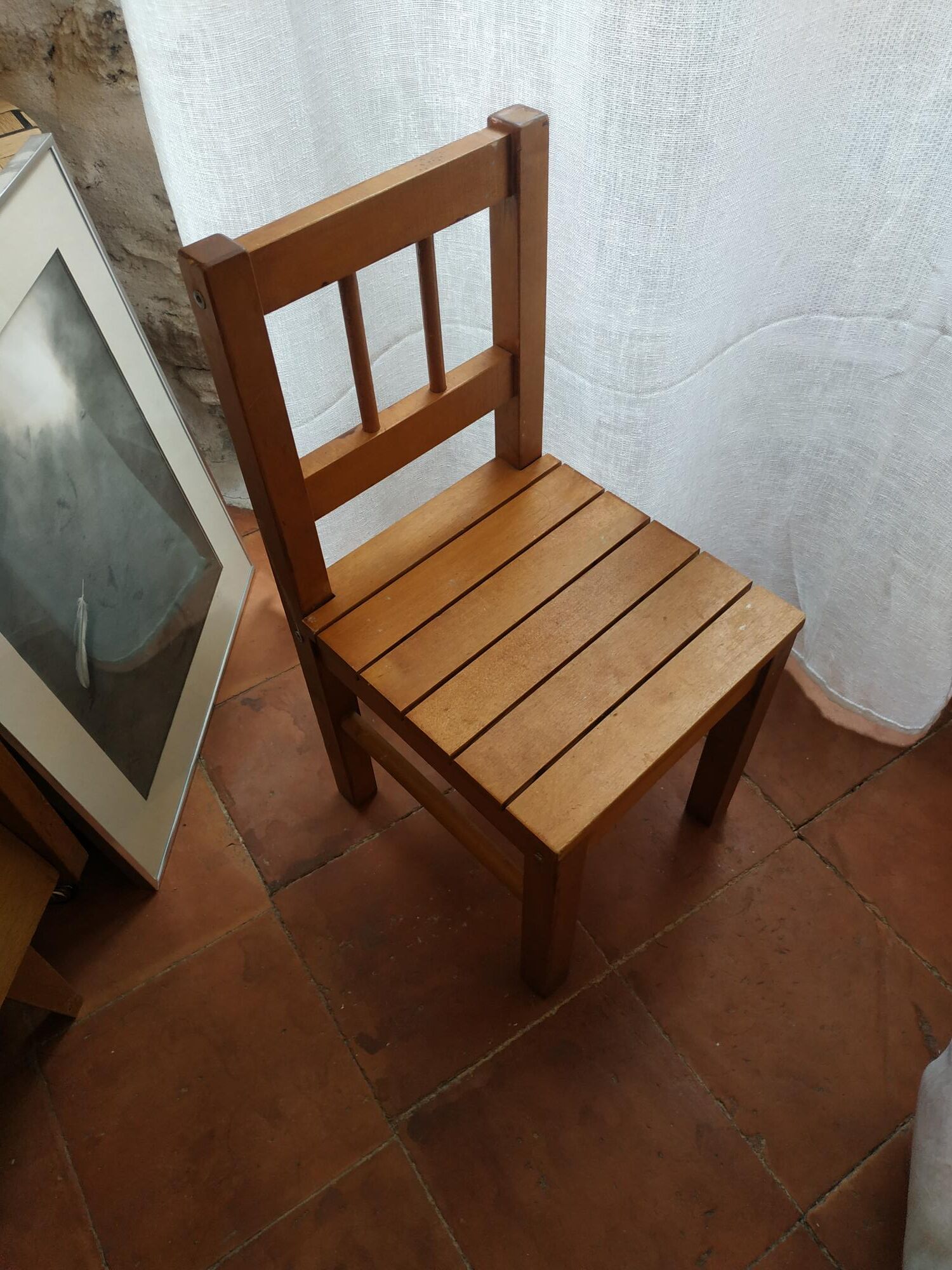 Children's wooden chair