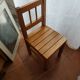 Chaise en bois enfant