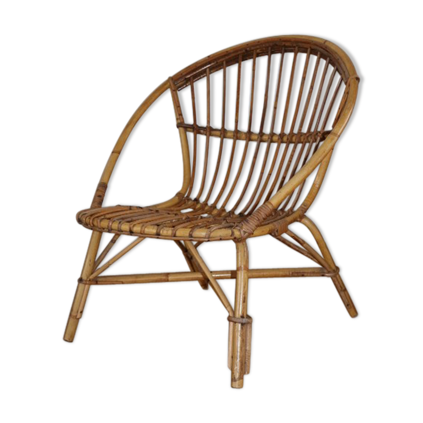 60s rattan chair