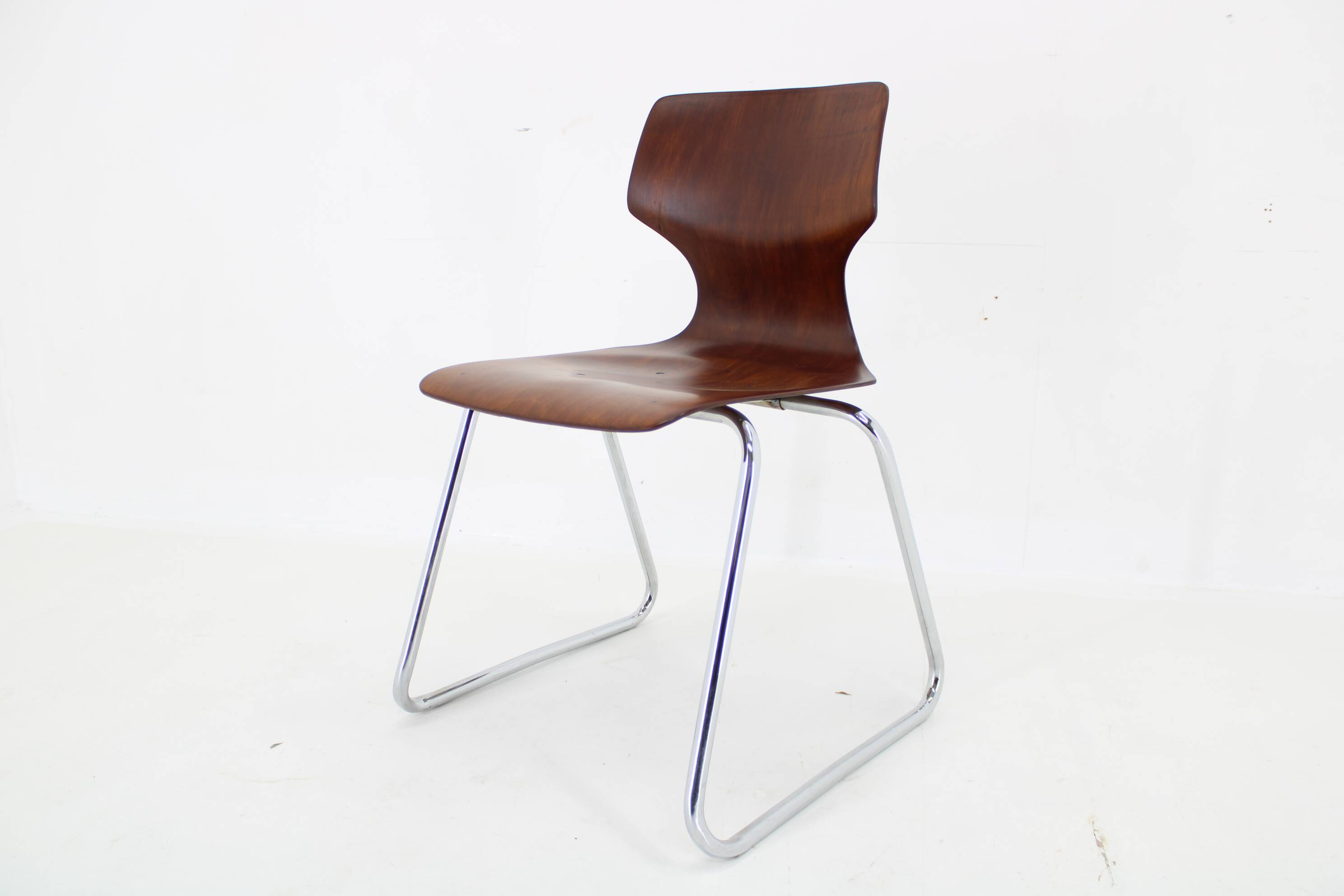 1970s Elmar Flototto Dining or Side Chair, Germany -40 Pieces Available