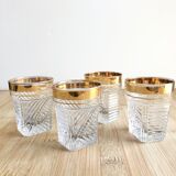 4 small retro glasses
