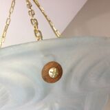 Suspension in glass art deco