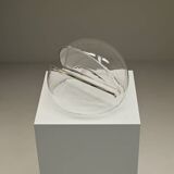 Rare grande sculpture abstraite en verre de Toni Zuccheri pour VeArt, années 1970, Italie