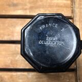 Series of 6 cups & saucers esso collection noire france vintage #a538