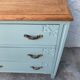Commode art deco vert amande