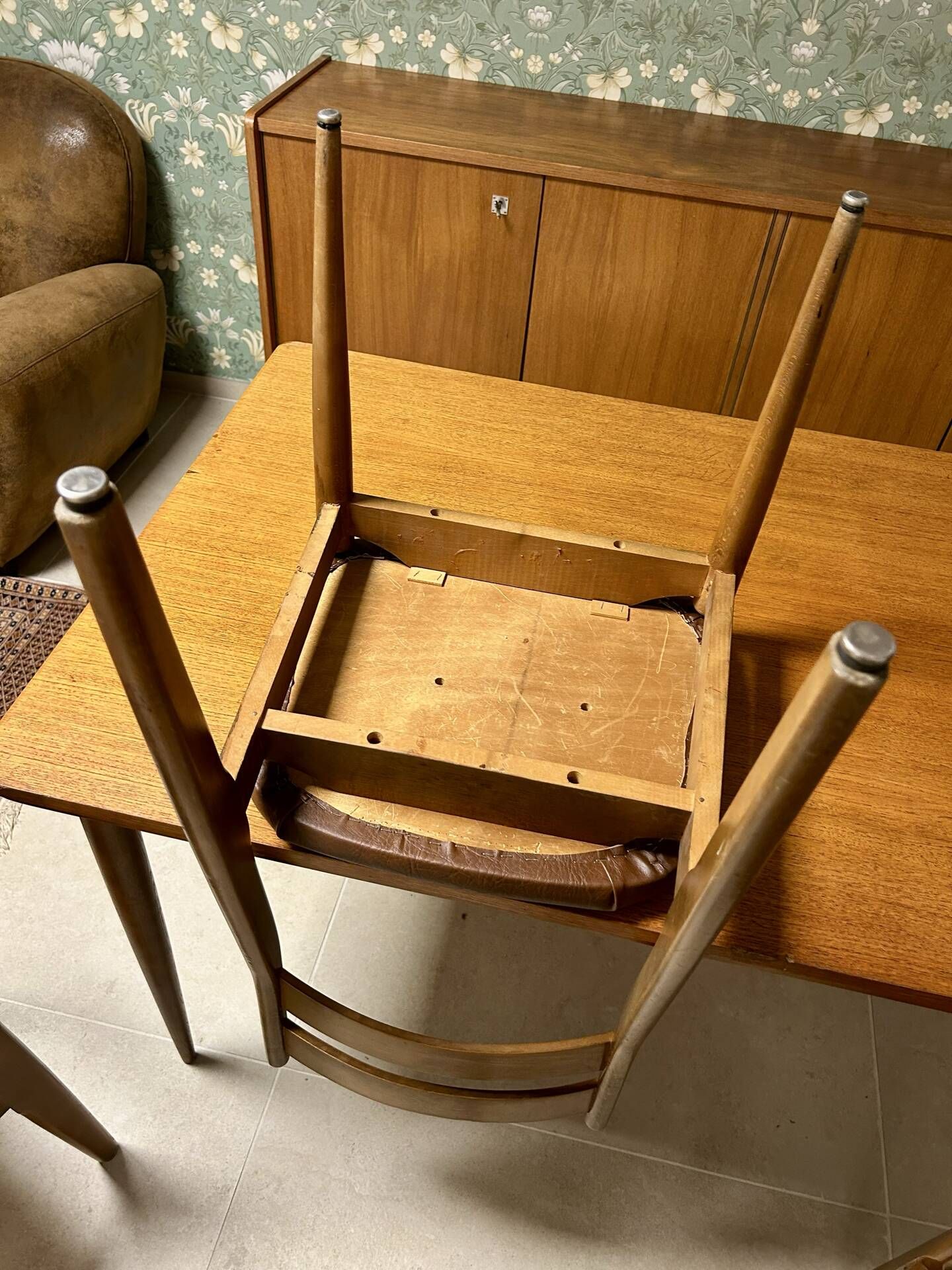 Vintage Scandinavian-style chairs