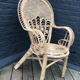 Fauteuil en rotin esprit « Emanuelle »