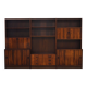 Set of rosewood bookcases, Danish design, 1970s, production: Thorsø Møbelfabrik