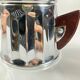 Vintage chrome-plated metal and bakelite coffee set, 1940s/50s