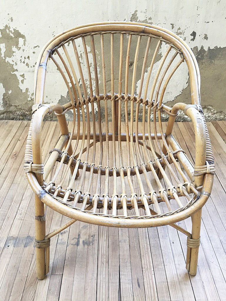Armchair child rattan