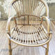 Fauteuil enfant rotin