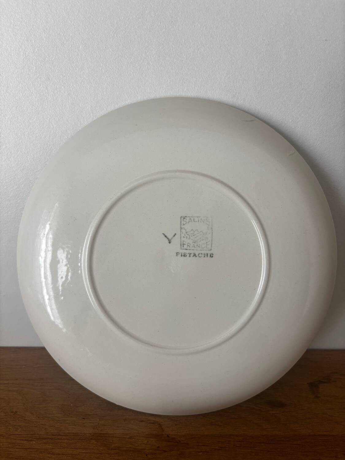 Vintage lot of 4 dessert plates Salins Deauville
