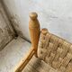Fauteuil bois et corde Maroc
