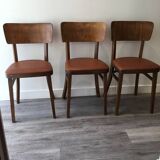 Set of 3 thonet bistro chairs