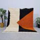 Handmade Moroccan Berber rug, traditional style, size 140 x 260 cm