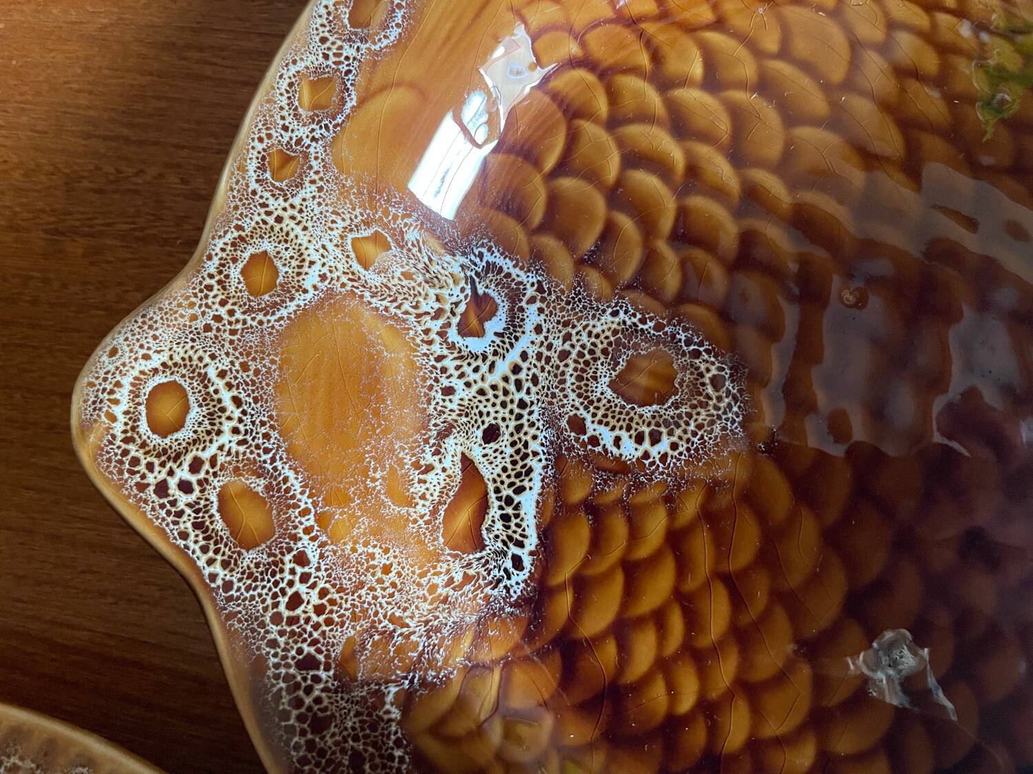 6 fish plates Sarreguemines