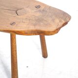 Brutalist tripod side table