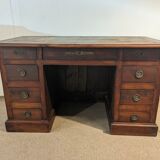 Old desk leather top