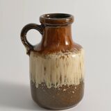 Mid-Century Modern Fat Lava Drip Glaze Ceramic Vase, West Germany, 1970s