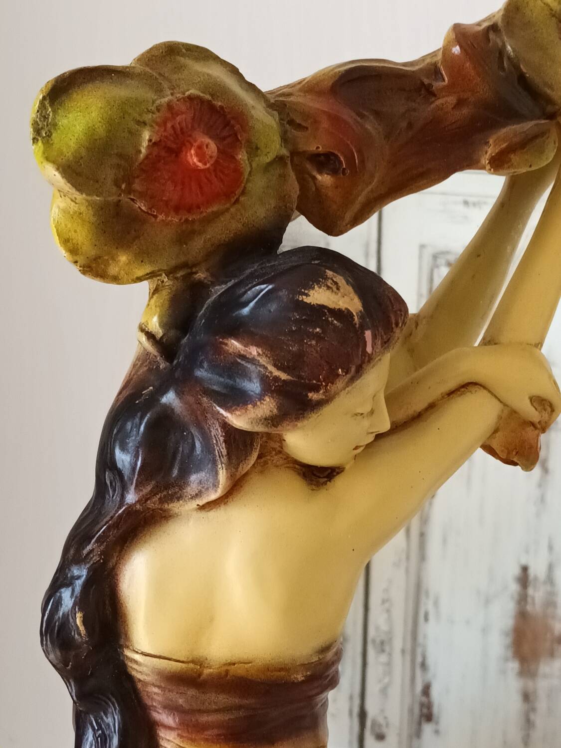 Art Nouveau tabletop mirror