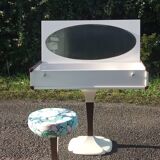 Vintage hairdresser Gautier and her stool