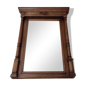 Trumeau wooden mirror