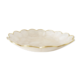 Vintage trinket bowl in mother-of-pearl and gold led