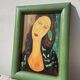 Portrait de femme à l’huile