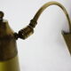 Wall  light brass stem in Italian 1960