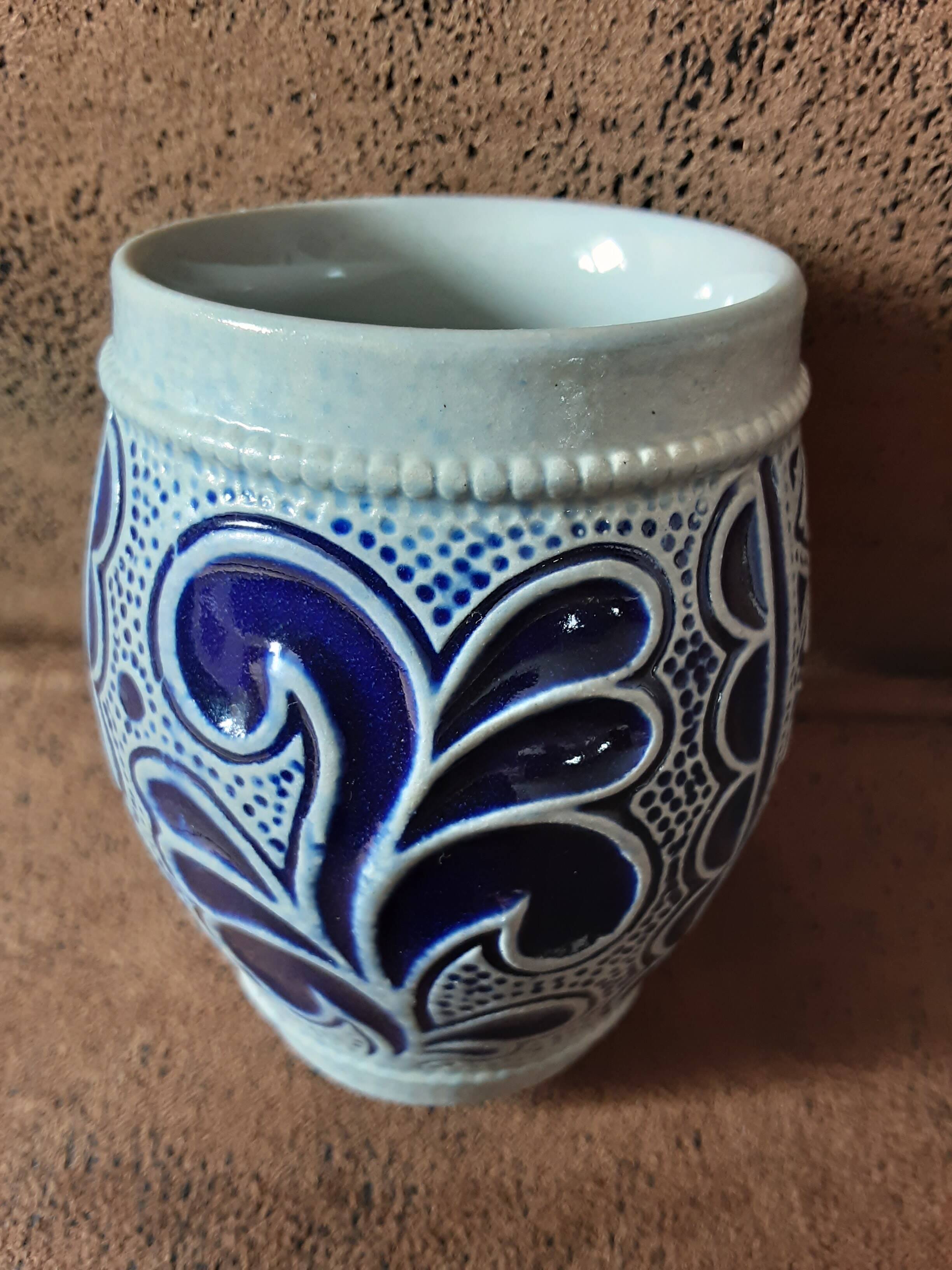 Set of 6 handmade ceramic cups