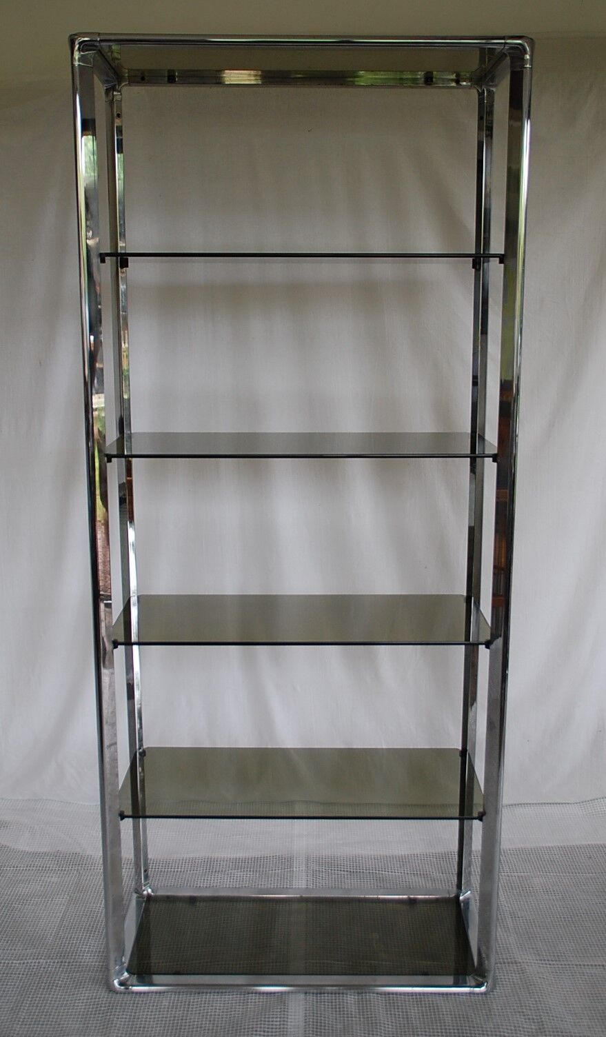 Etagère italienne chrome Fratelli Orsenigo 1970
