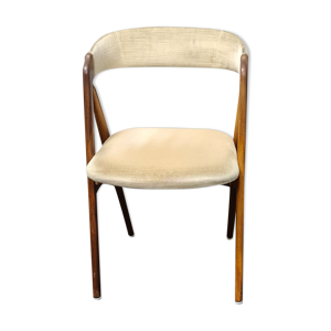 fauteuil en teck velours