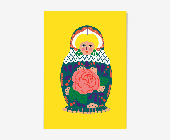 Illustration "les poupées russes" a4