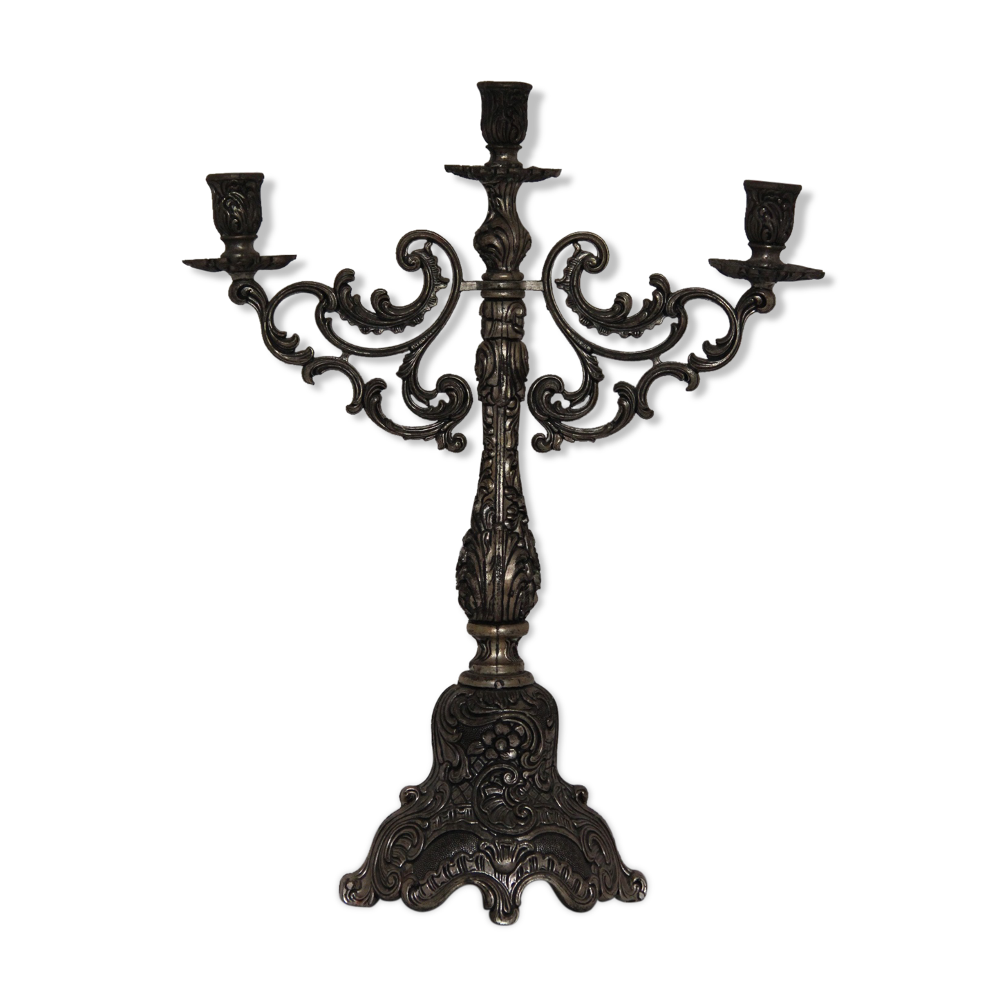 3-arm chandelier, regency style