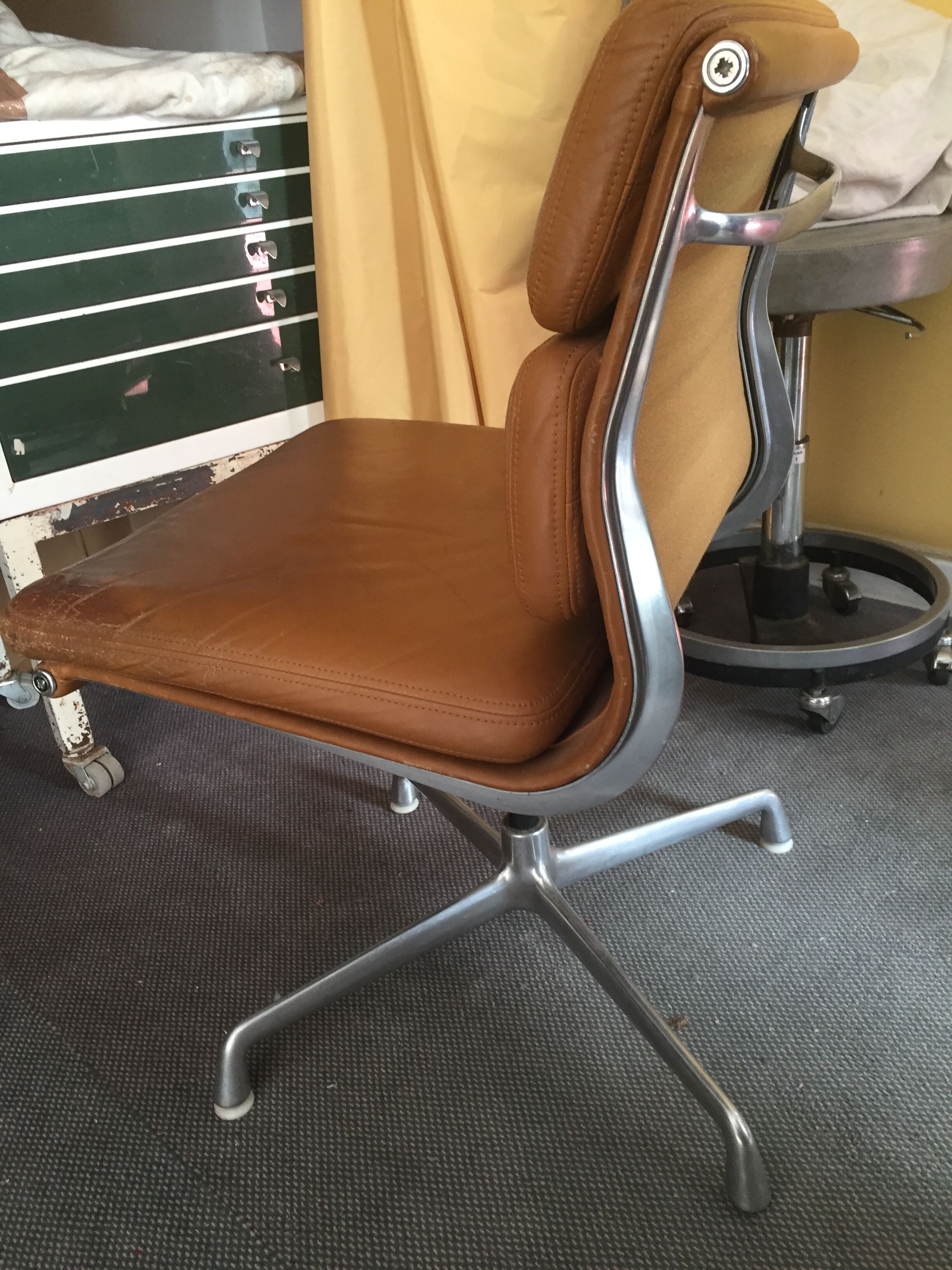 Soft pad armchair by Charles & Ray Eames for Herman Miller