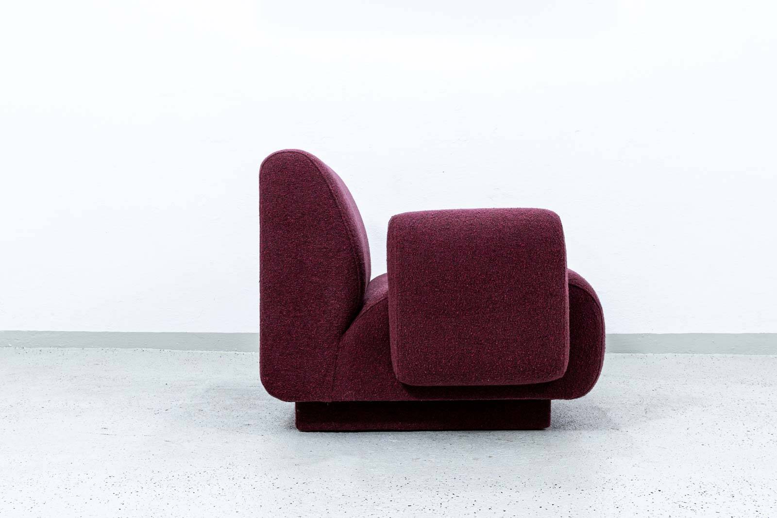Fauteuil lounge par Eberhard Geißler, Oelsa, Allemagne, années 1970