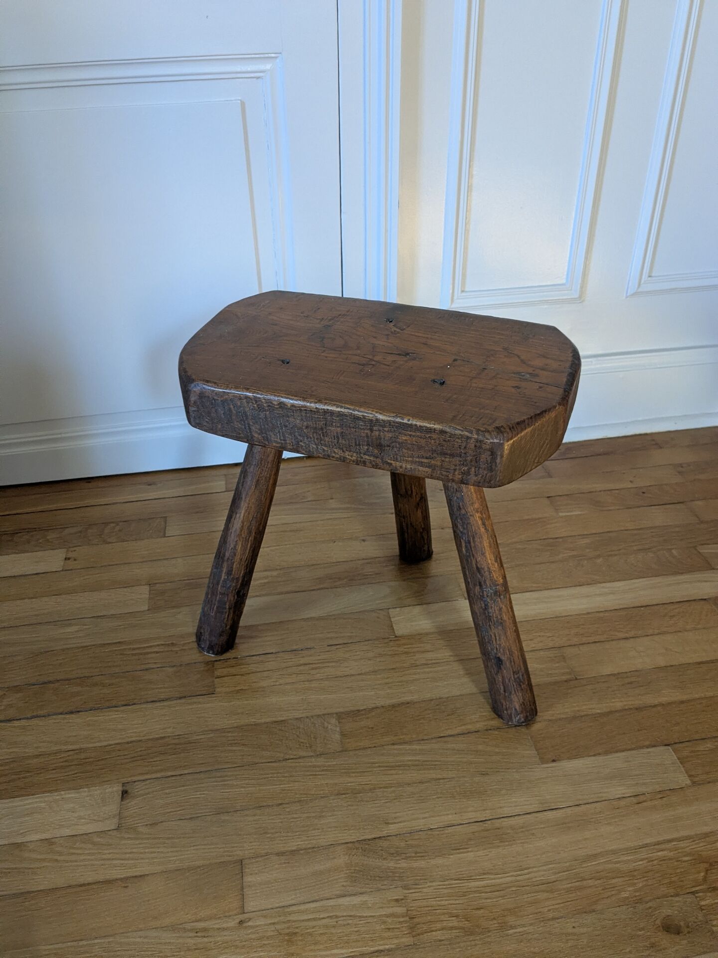 Brutalist tripod stool