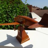 Wooden plane Art Deco 30 years 40