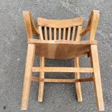Child office armchair called "American" in oak circa 1920