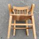 Fauteuil de bureau d'enfant dit "Américain" en chêne vers 1920