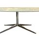 Large oval dining table Florence Knoll marble top L 2