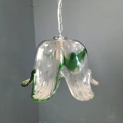 Suspension en verre de Murano, pour Mazzega, années 1960