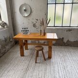Farmhouse table, mountain furniture from the 50s