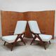 Vintage Dutch design armchairs de Ster Gelderland 'de Knoop'