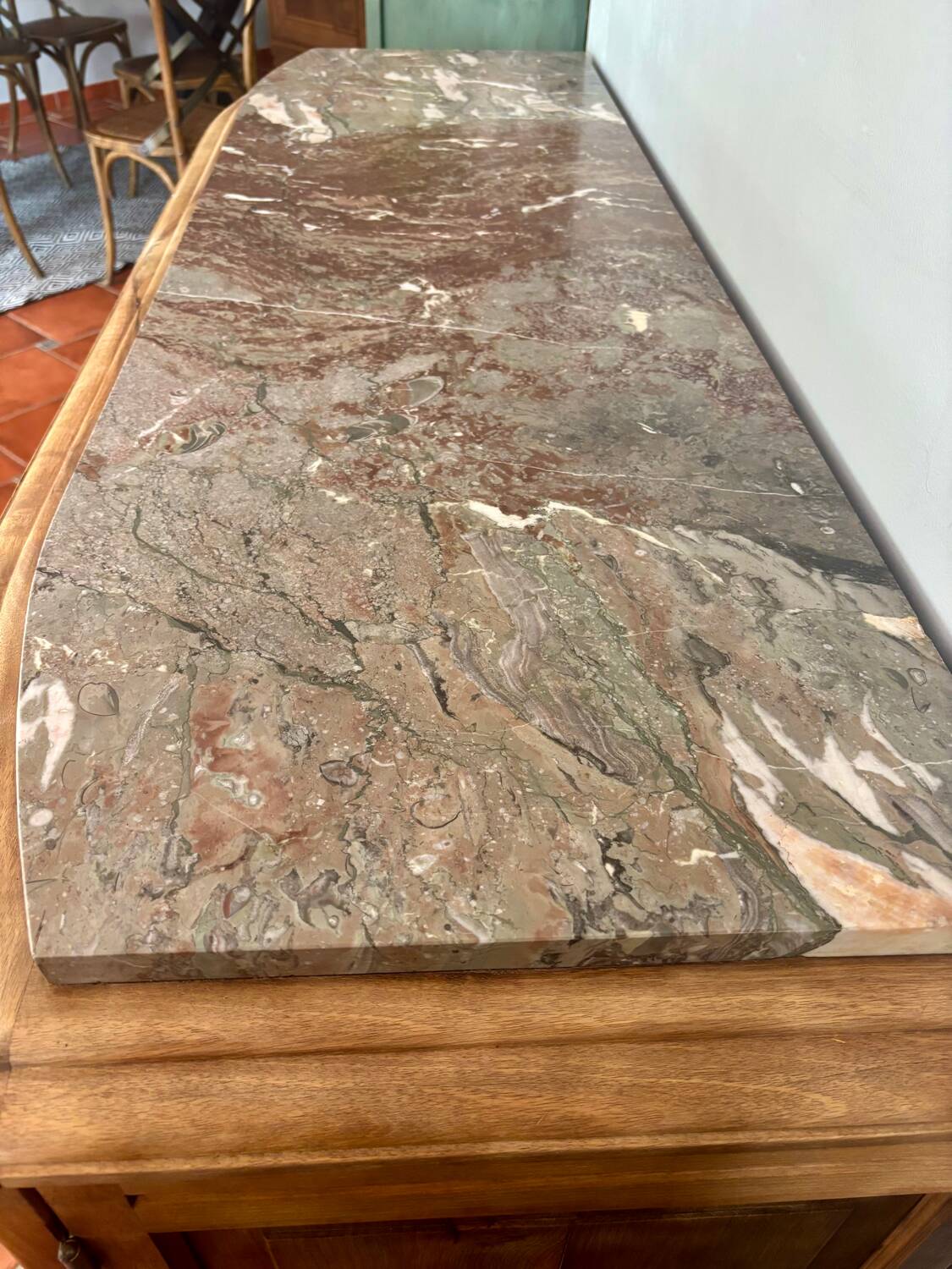 Buffet art déco en chêne massif