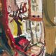 Original Swedish Oil On Panel – Paris (1964) – Olle Blomberg