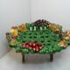 Fruit basket by Vallauris stamped Heny France, vintage