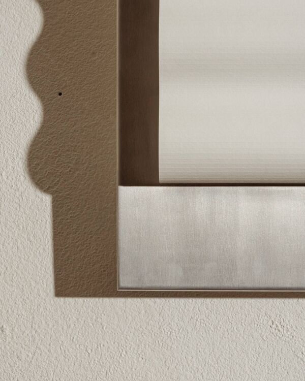 Applique frame en aluminium brut m